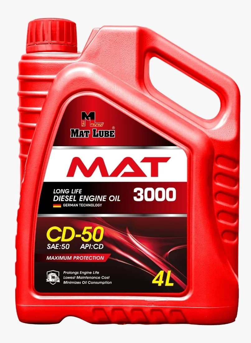 Mat 3000 CD-50 Long Life Diesel Engine Oil (4L)