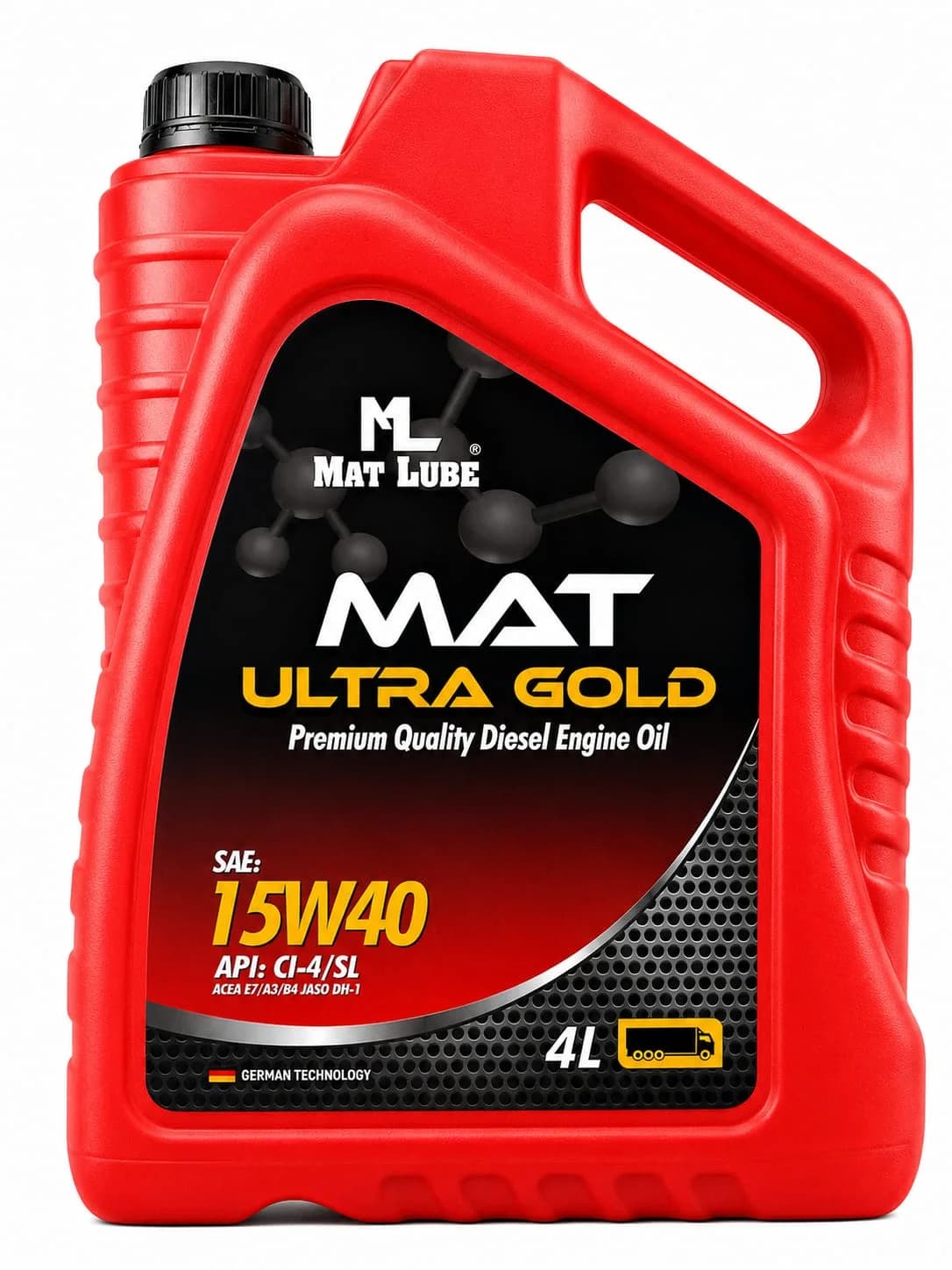 Mat Ultra Gold Heavy Duty Diesel Engine Oil 15W-40 (4L)