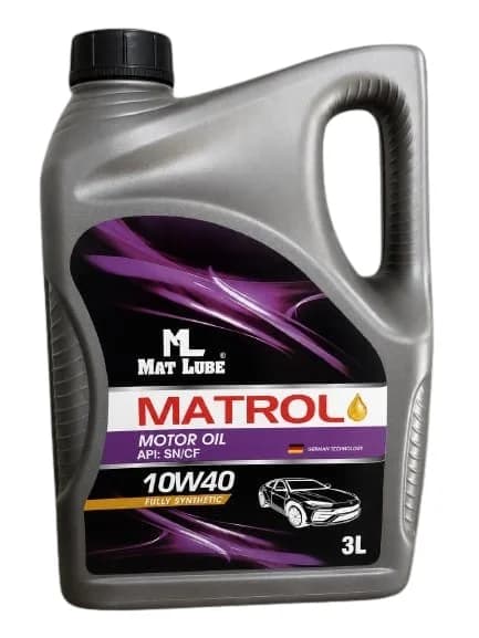 Matrol Motor Oil 10W-40 Fully Synthetic (3L)